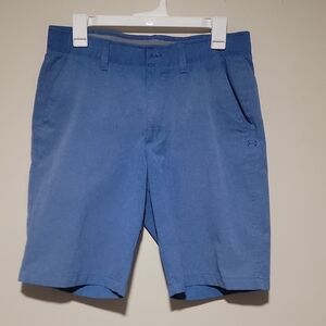 Under Armour Men's Slate Blue Performance Flat Front Shorts